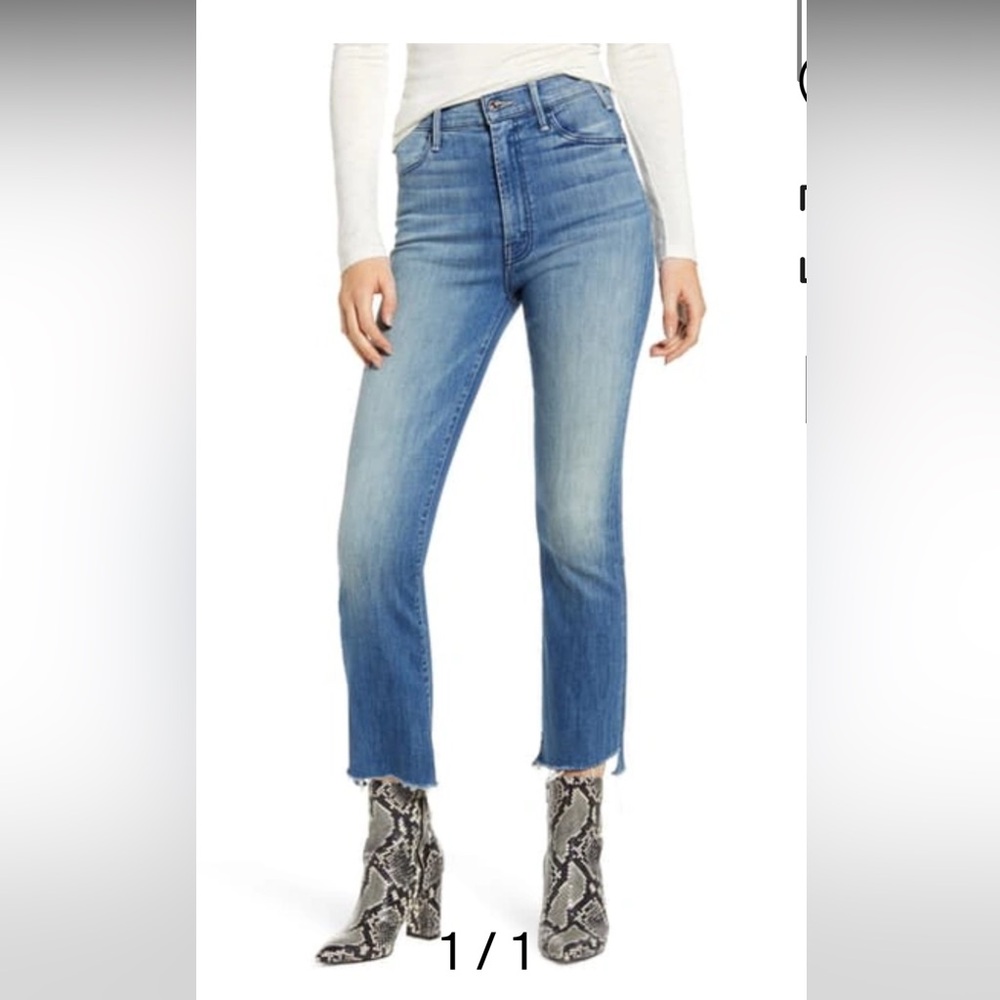 MOTHER jeans size 28
HUSTLER TWO STEP ANKLE FRAY WASH 
THUNDERST RUCK